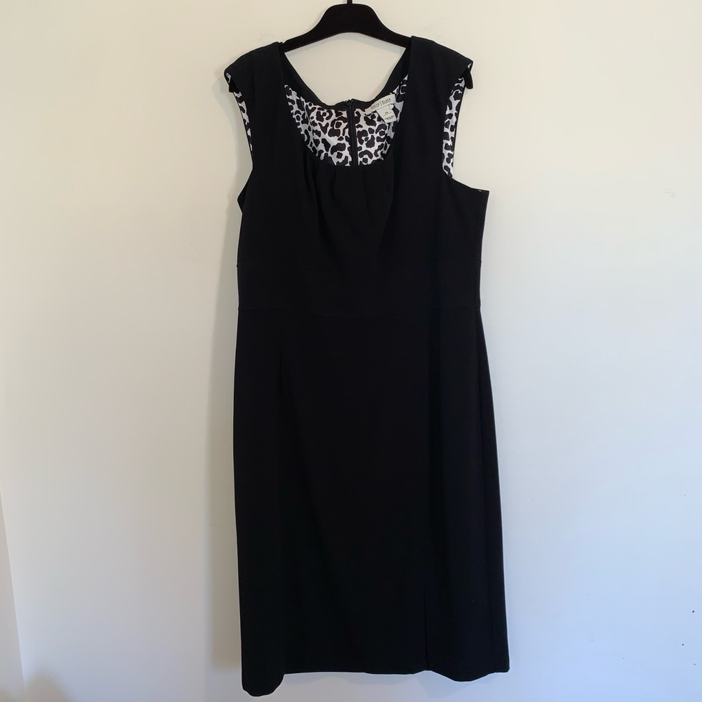 White House Black Market Pleated Crepe Tank Dress